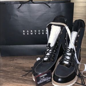 Black and Tan boots , with sheep tongue